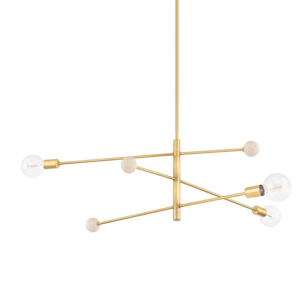 Mitzi Canada - H491803-AGB - Three Light Chandelier - Slater - Aged ...