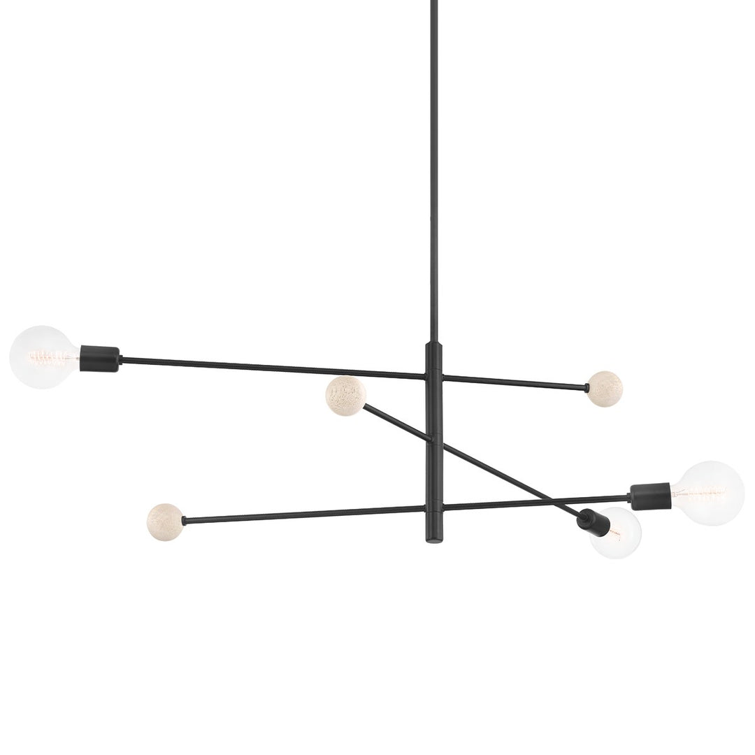 Slater Three Light Chandelier in Soft Black - available from The Lighting Shoppe, trusted by Canadian homeowners