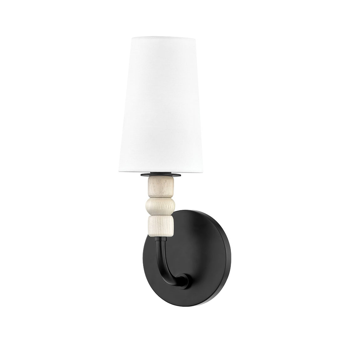 Casey One Light Wall Sconce in Soft Black - available from The Lighting Shoppe, trusted by Canadian homeowners