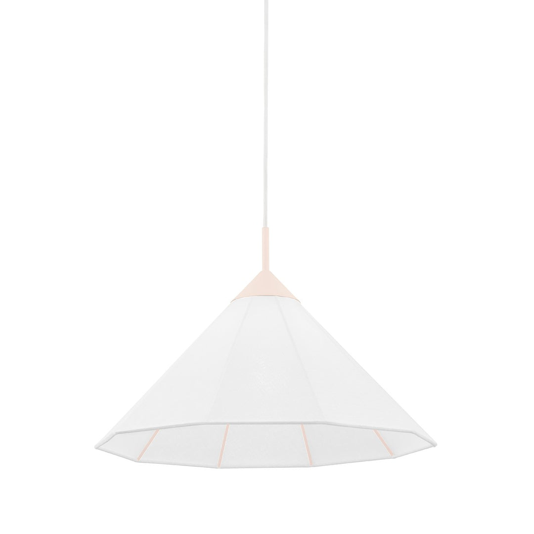 Gloria One Light Pendant in Blush - available from The Lighting Shoppe, trusted by Canadian homeowners