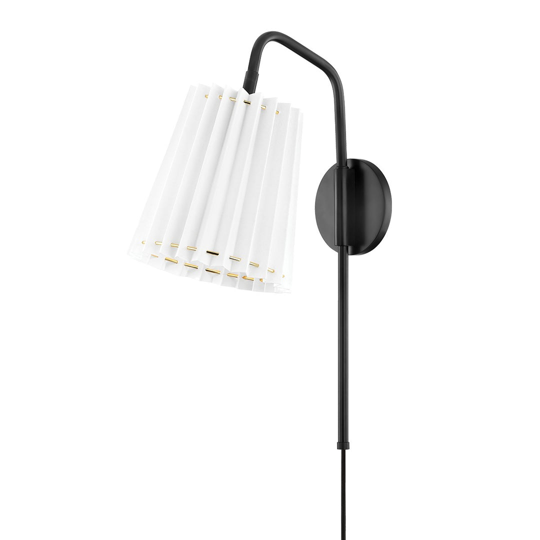 Demi One Light Wall Sconce in Soft Black - available from The Lighting Shoppe, trusted by Canadian homeowners