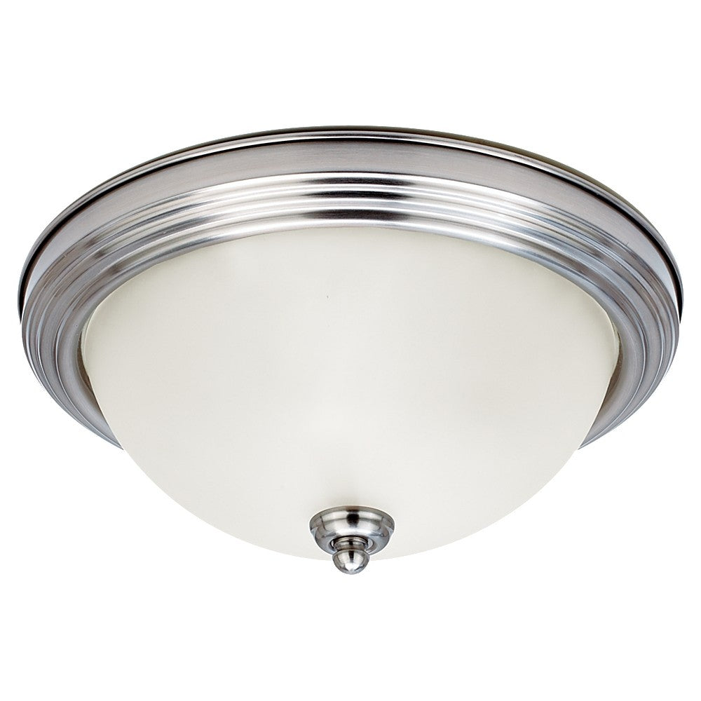 Generation Lighting Canada - 77063-962 - One Light Flush Mount - Geary - Brushed Nickel