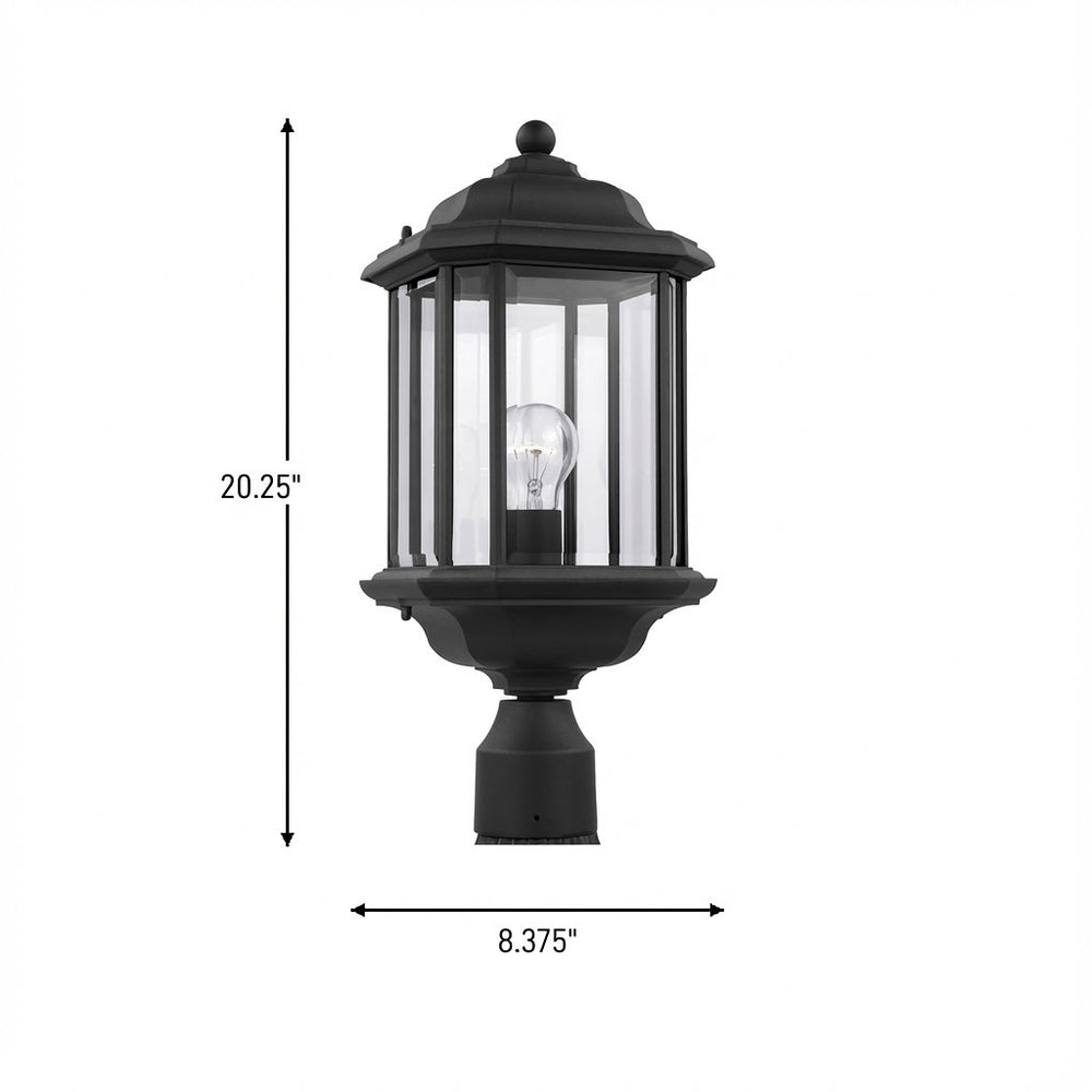 Generation Lighting Canada - 82029-12 - One Light Outdoor Post Lantern - Kent - Black