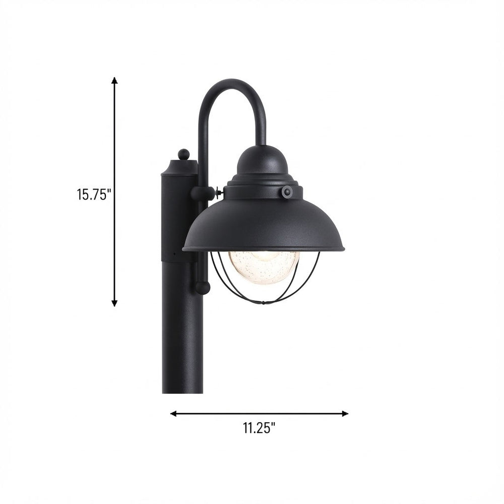 Generation Lighting Canada - 8269-12 - One Light Outdoor Post Lantern - Sebring - Black
