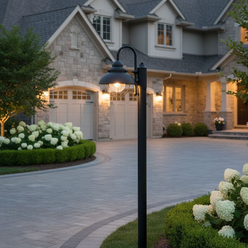 Generation Lighting Canada - 8269-12 - One Light Outdoor Post Lantern - Sebring - Black