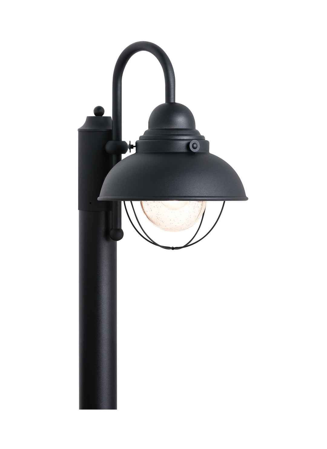 Sebring One Light Outdoor Post Lantern in Black - available from The Lighting Shoppe, trusted by Canadian homeowners
