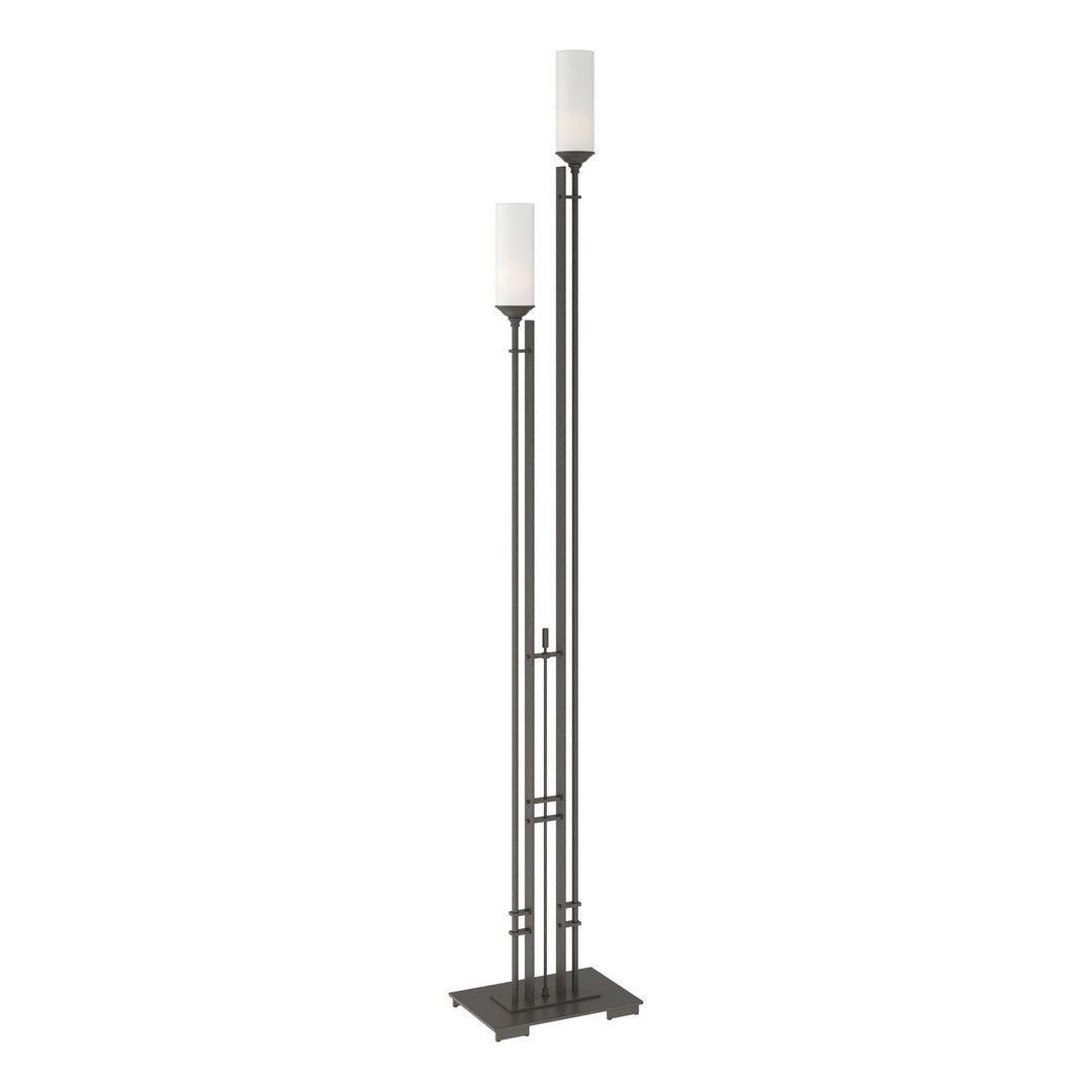 Metra Two Light Floor Lamp in Dark Smoke - available from The Lighting Shoppe, trusted by Canadian homeowners