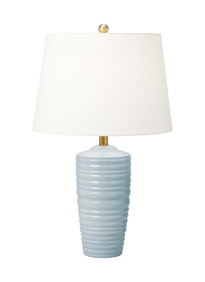 Waveland One Light Table Lamp in Frosted Anglia - available from The Lighting Shoppe, trusted by Canadian homeowners