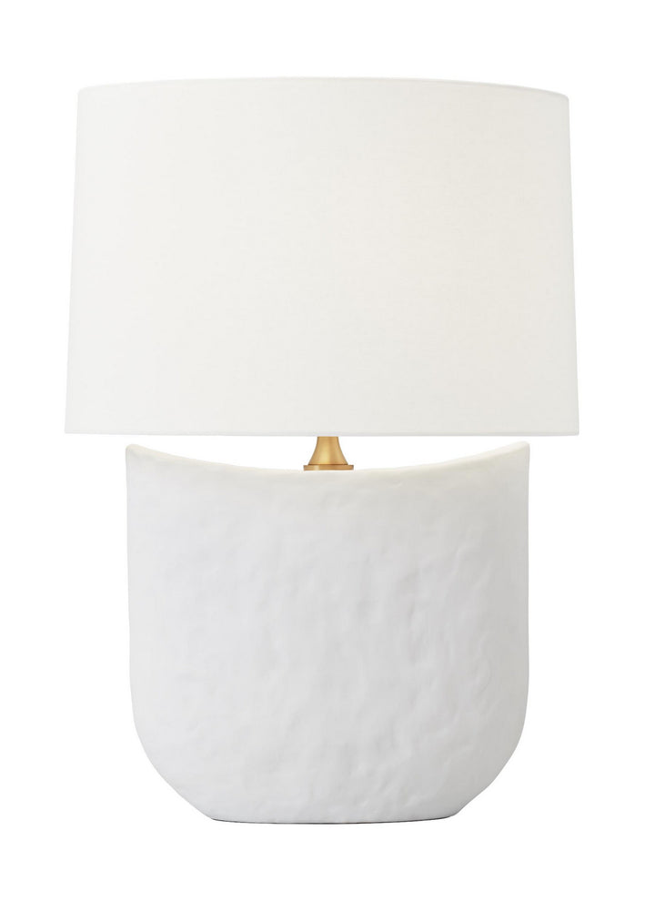 Cenotes One Light Table Lamp in Matte White Ceramic - available from The Lighting Shoppe, trusted by Canadian homeowners