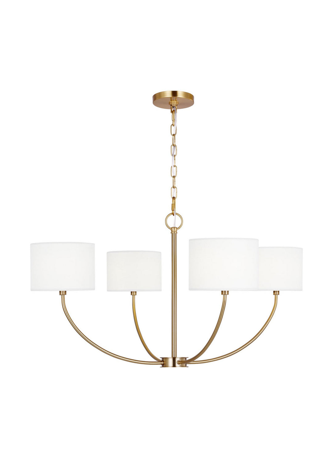 Visual Comfort Studio Canada - KSC1034BBS - Four Light Chandelier - Sawyer - Burnished Brass