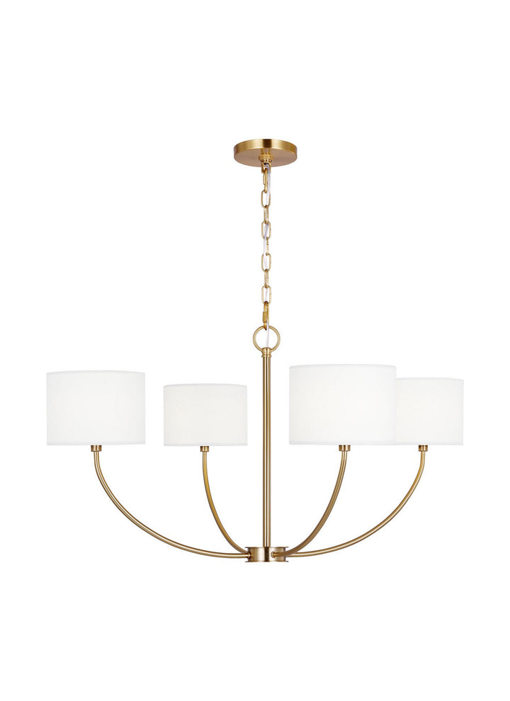 Visual Comfort Studio Canada - KSC1034BBS - Four Light Chandelier - Sawyer - Burnished Brass