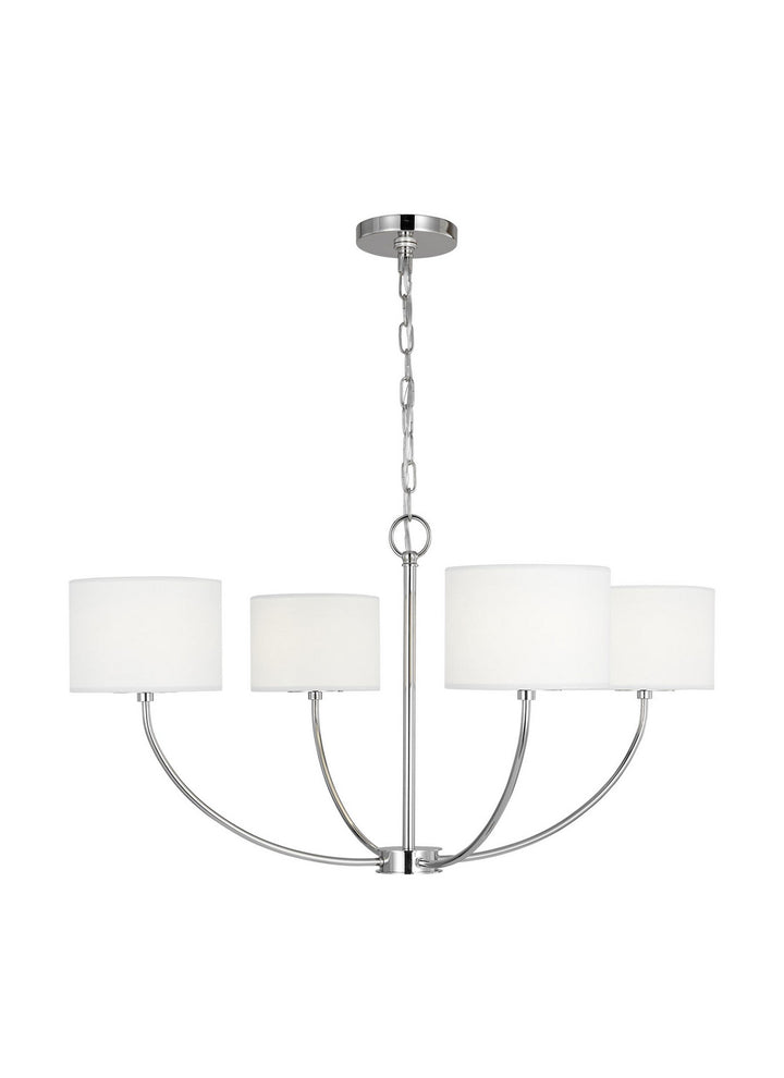 Visual Comfort Studio Canada - KSC1034PN - Four Light Chandelier - Sawyer - Polished Nickel