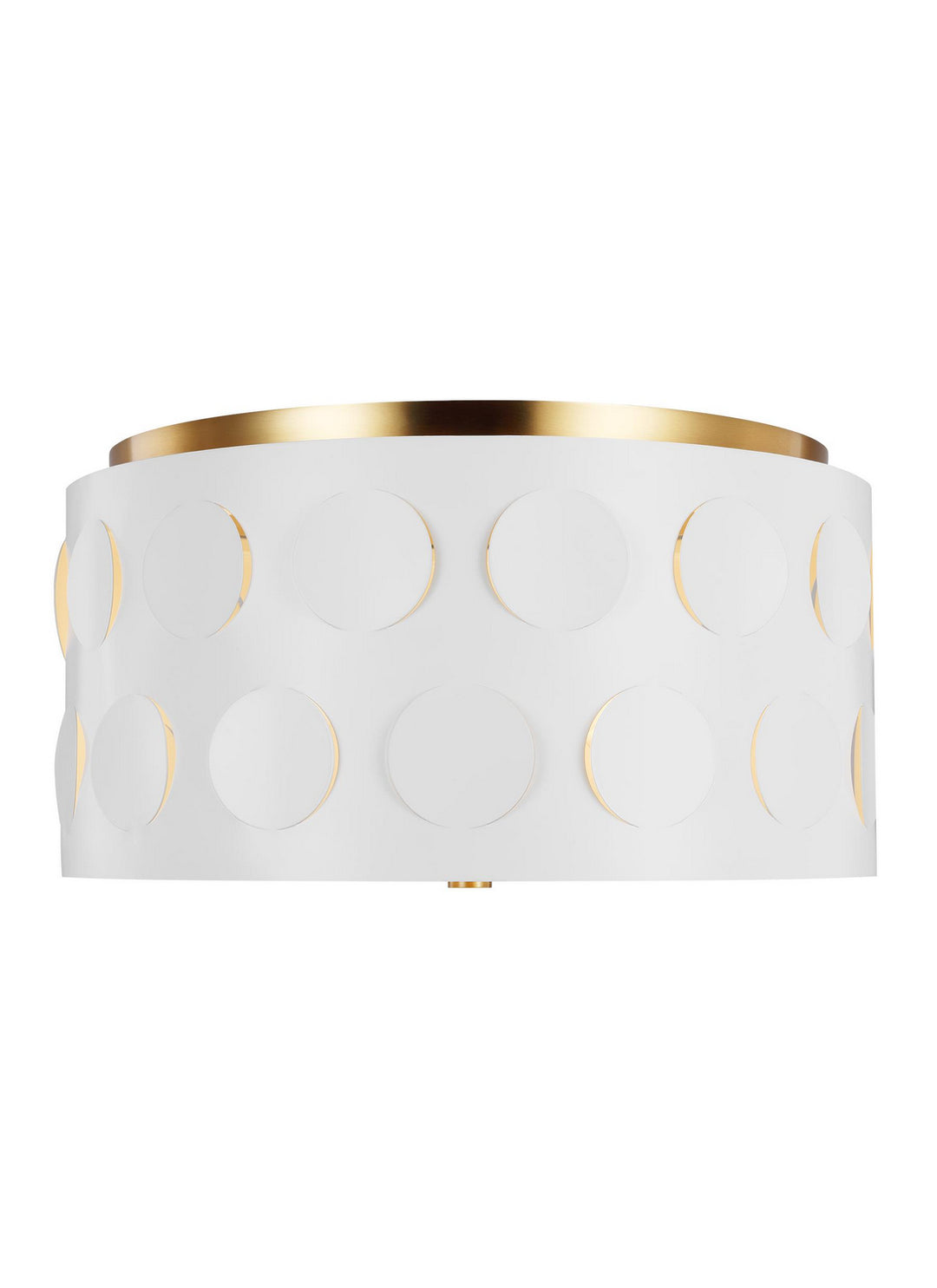 Visual Comfort Studio Canada - KSF1013BBS - Three Light Flush Mount - Dottie - Burnished Brass
