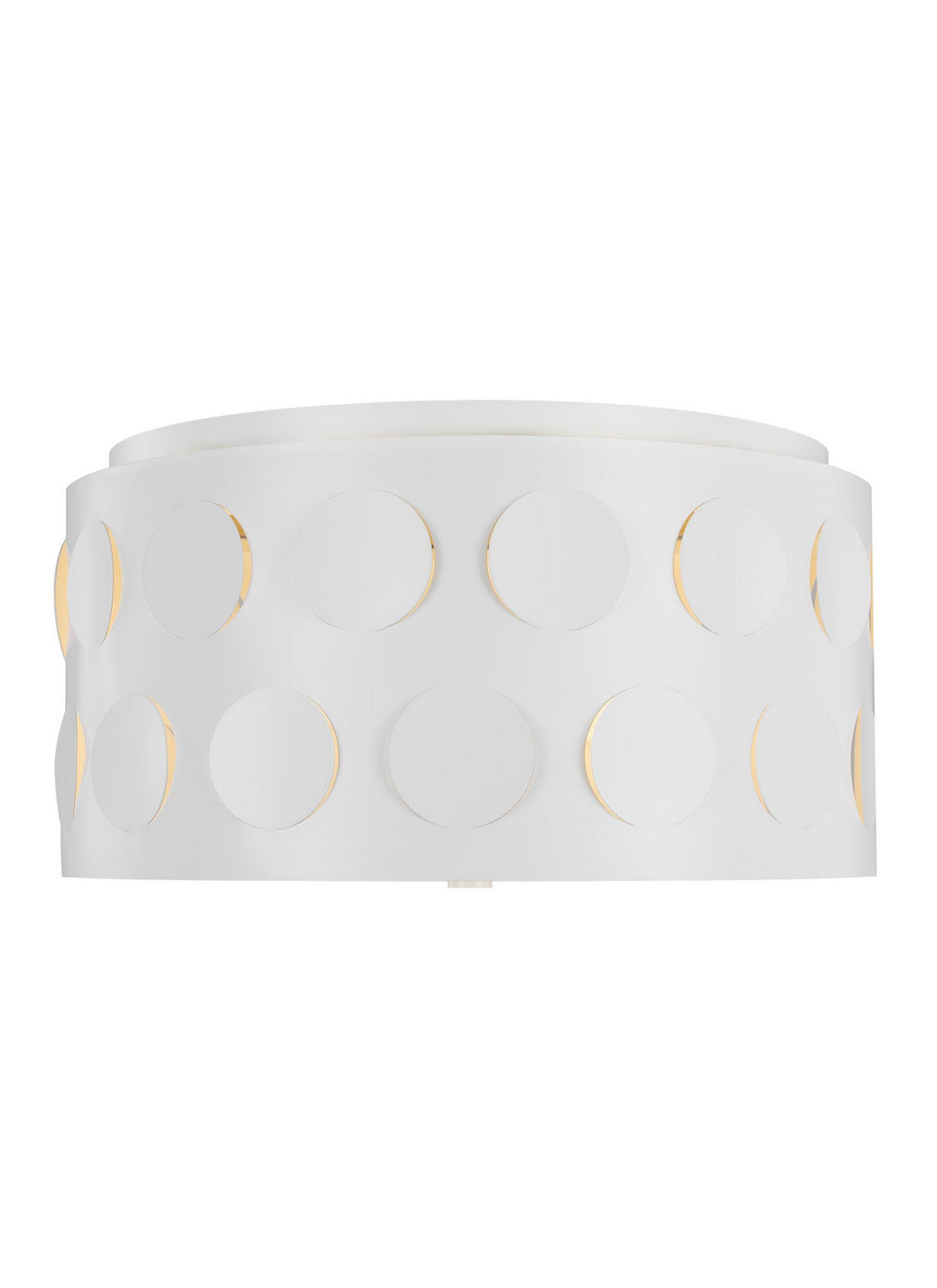 Visual Comfort Studio Canada - KSF1013MWT - Three Light Flush Mount - Dottie - Matte White