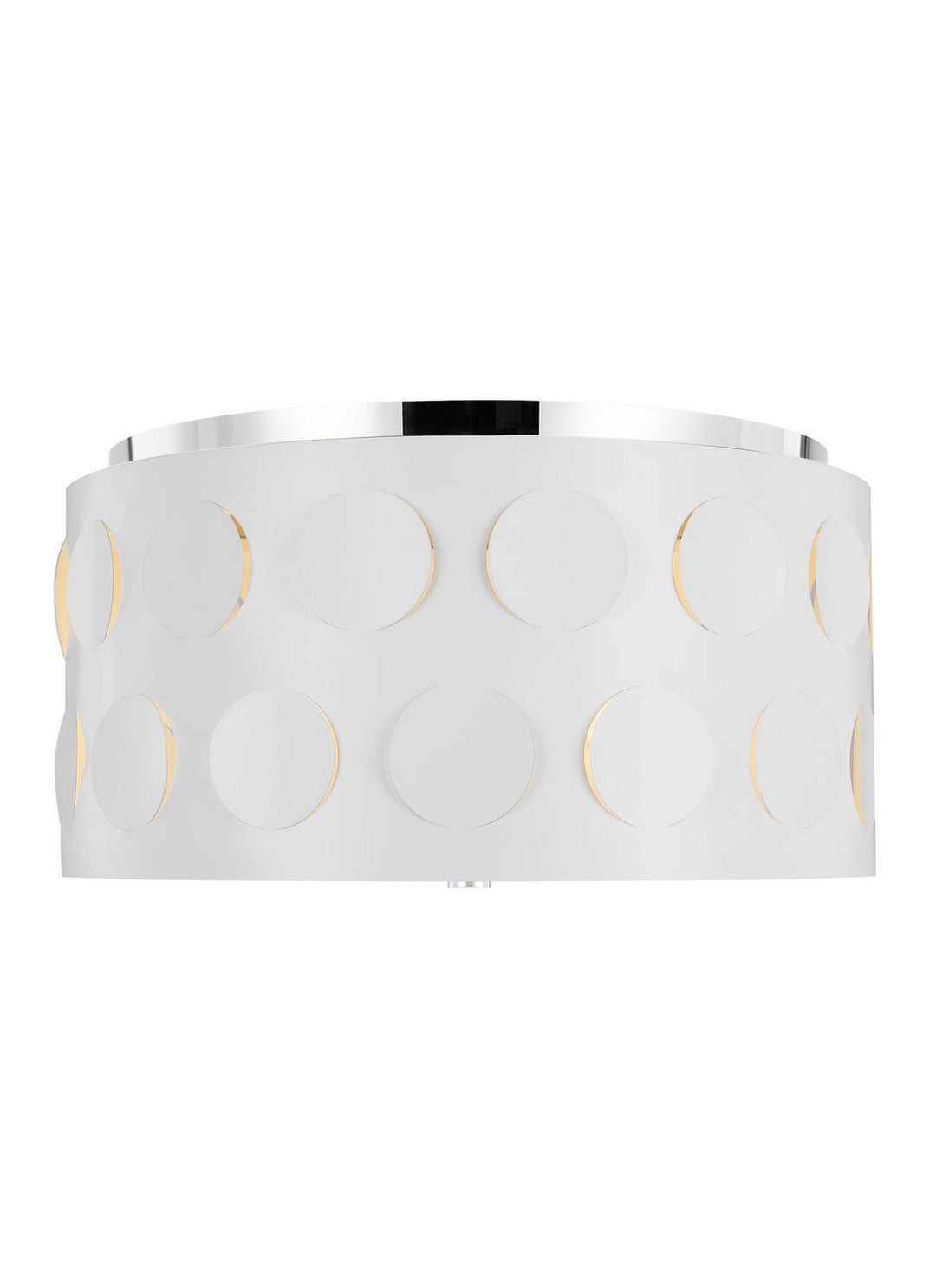 Visual Comfort Studio Canada - KSF1013PN - Three Light Flush Mount - Dottie - Polished Nickel
