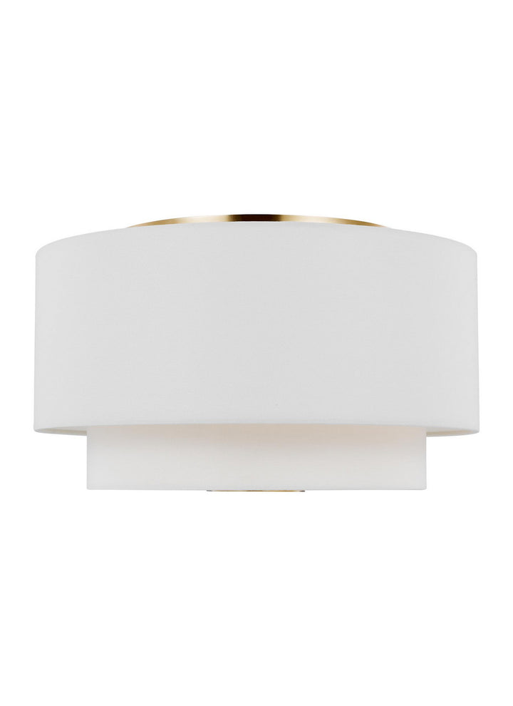 Visual Comfort Studio Canada - KSF1043BBS - Three Light Flush Mount - Sawyer - Burnished Brass