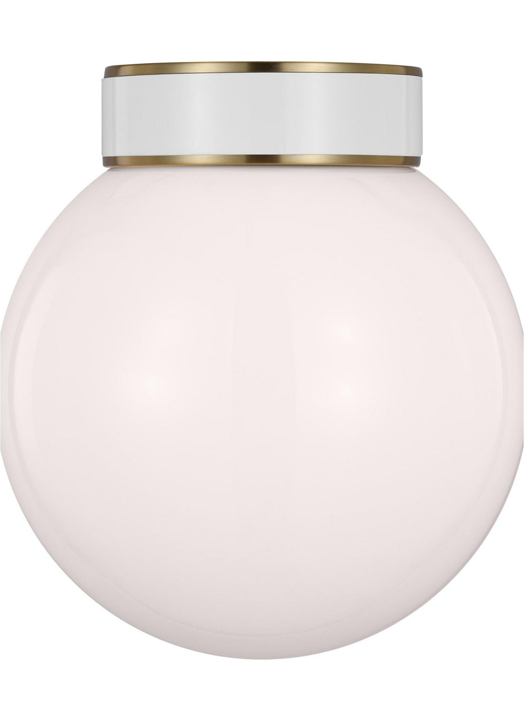 Visual Comfort Studio Canada - KSF1051BBSGW - One Light Flush Mount - Monroe - Burnished Brass