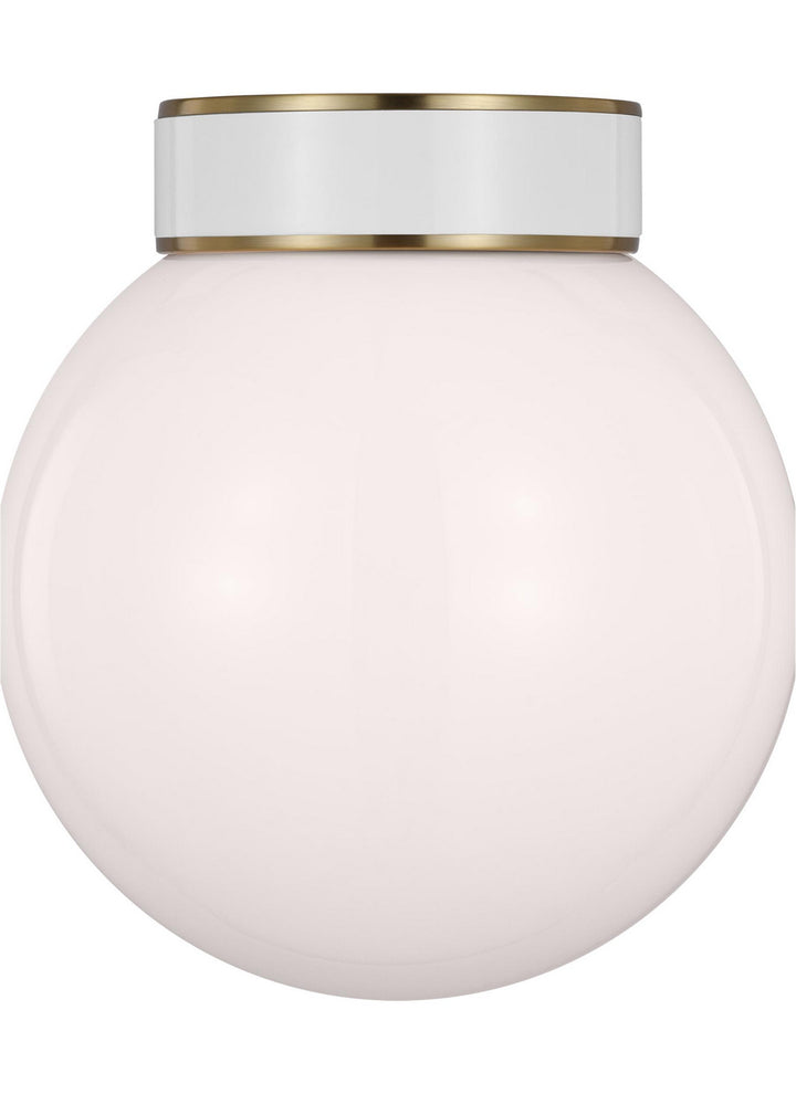 Visual Comfort Studio Canada - KSF1051BBSGW - One Light Flush Mount - Monroe - Burnished Brass