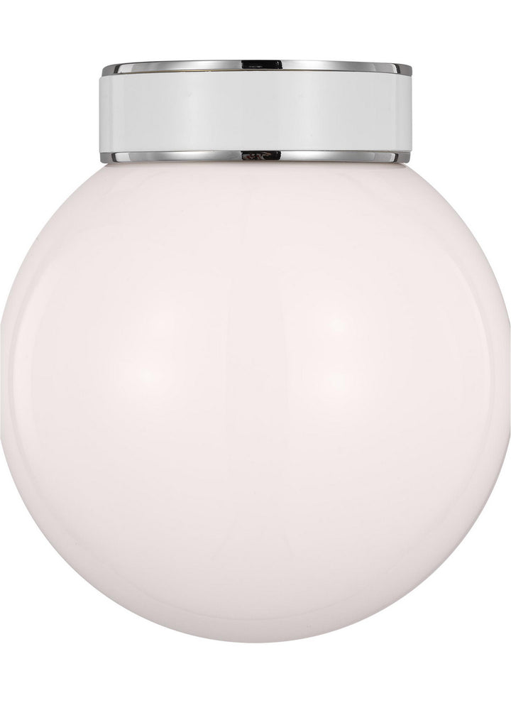 Visual Comfort Studio Canada - KSF1051PNGW - One Light Flush Mount - Monroe - Polished Nickel