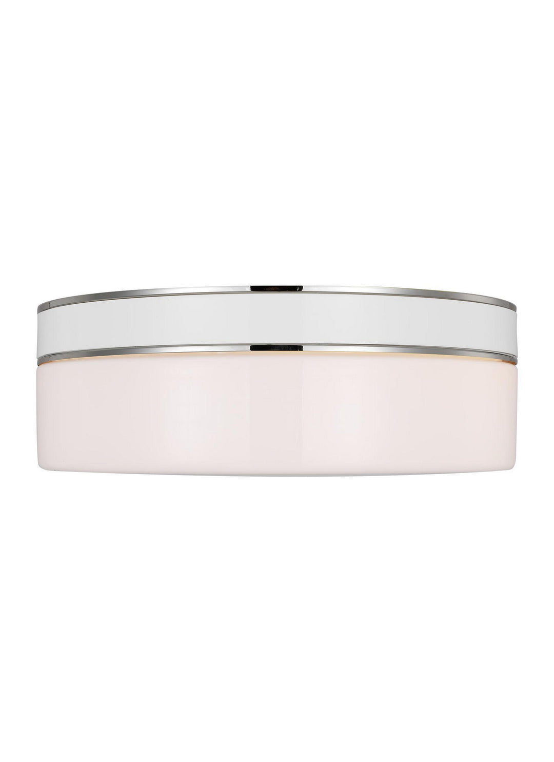 Visual Comfort Studio Canada - KSF1072PNGW - Two Light Flush Mount - Monroe - Polished Nickel