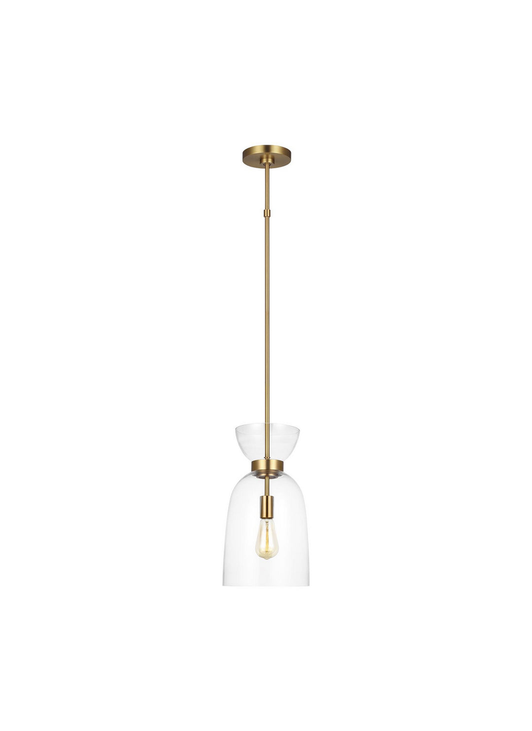 Visual Comfort Studio Canada - KSP1031BBSCG - One Light Pendant - Londyn - Burnished Brass with Clear Glass