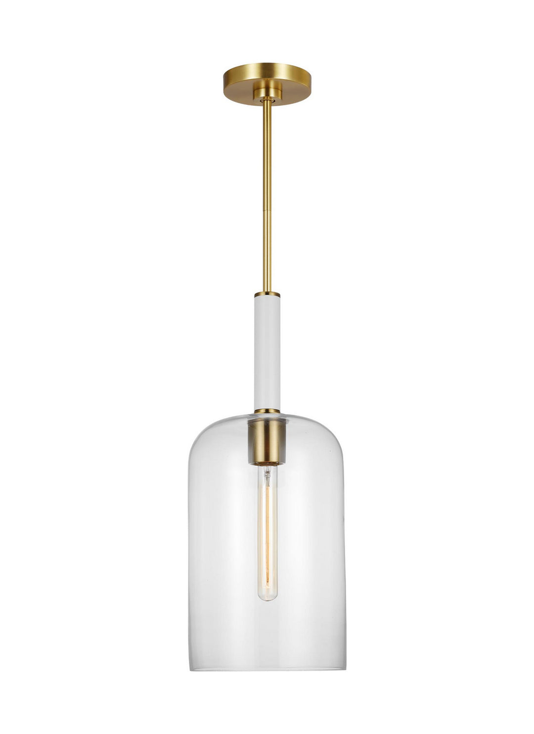 Visual Comfort Studio Canada - KSP1051BBSGW - One Light Pendant - Monroe - Burnished Brass