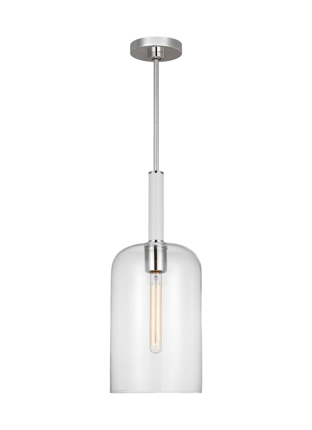 Visual Comfort Studio Canada - KSP1051PNGW - One Light Pendant - Monroe - Polished Nickel