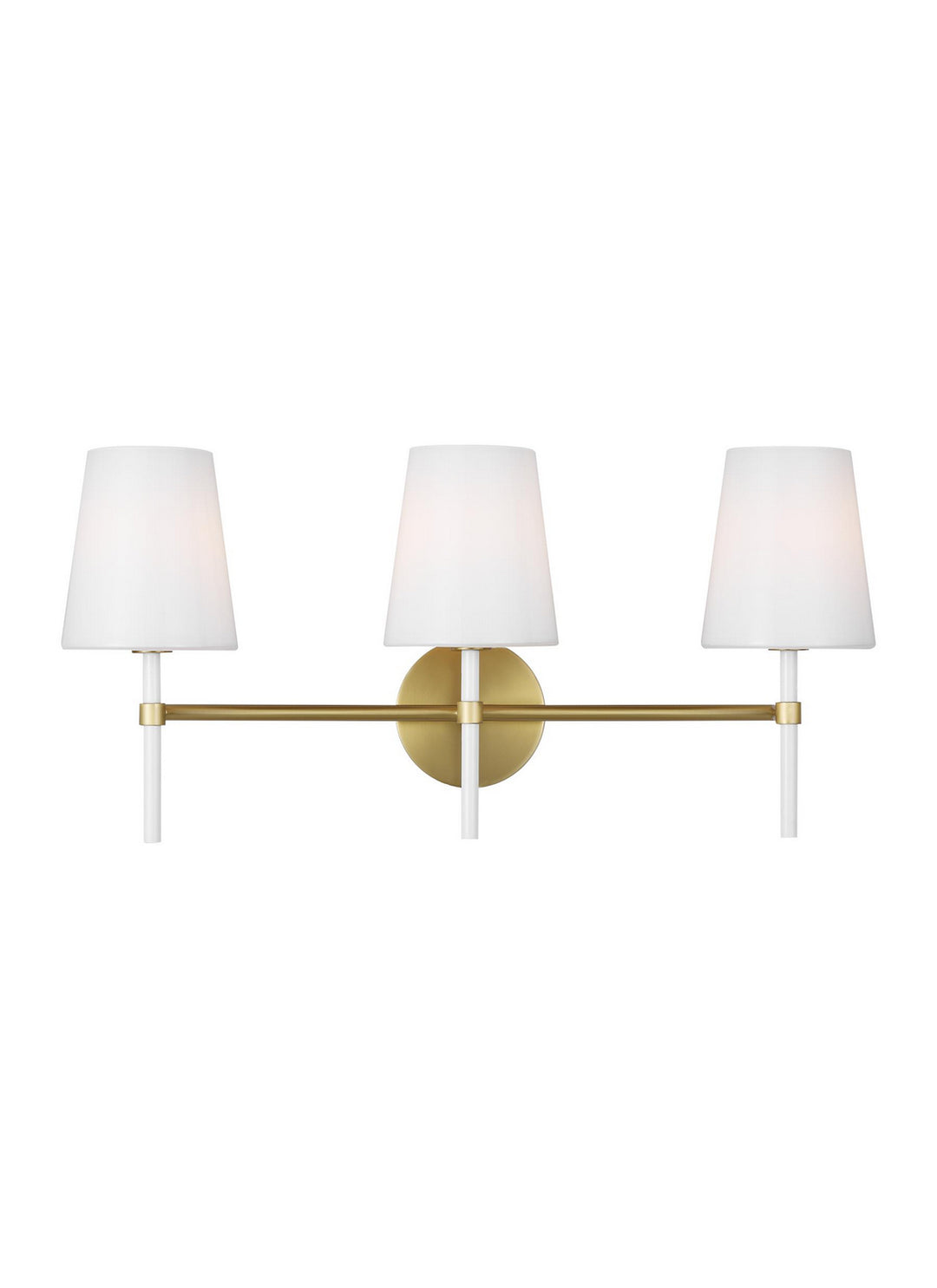 Visual Comfort Studio Canada - KSV1013BBSGW - Three Light Vanity - Monroe - Burnished Brass