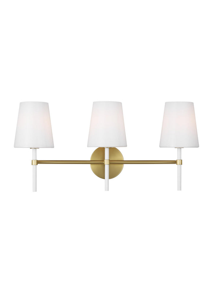 Visual Comfort Studio Canada - KSV1013BBSGW - Three Light Vanity - Monroe - Burnished Brass