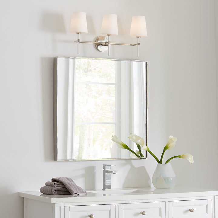 Visual Comfort Studio Canada - KSV1013PNGW - Three Light Vanity - Monroe - Polished Nickel