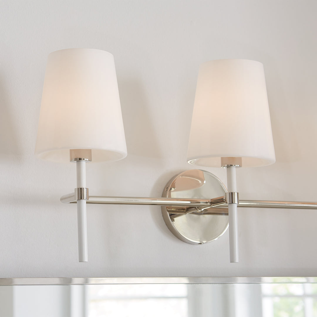 Visual Comfort Studio Canada - KSV1013PNGW - Three Light Vanity - Monroe - Polished Nickel