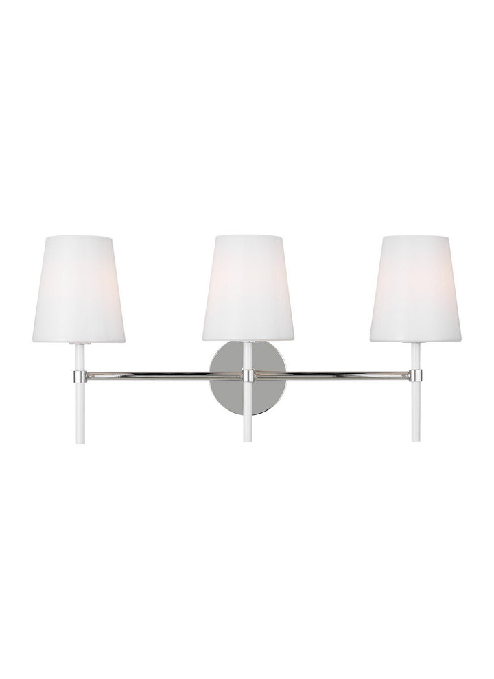 Visual Comfort Studio Canada - KSV1013PNGW - Three Light Vanity - Monroe - Polished Nickel