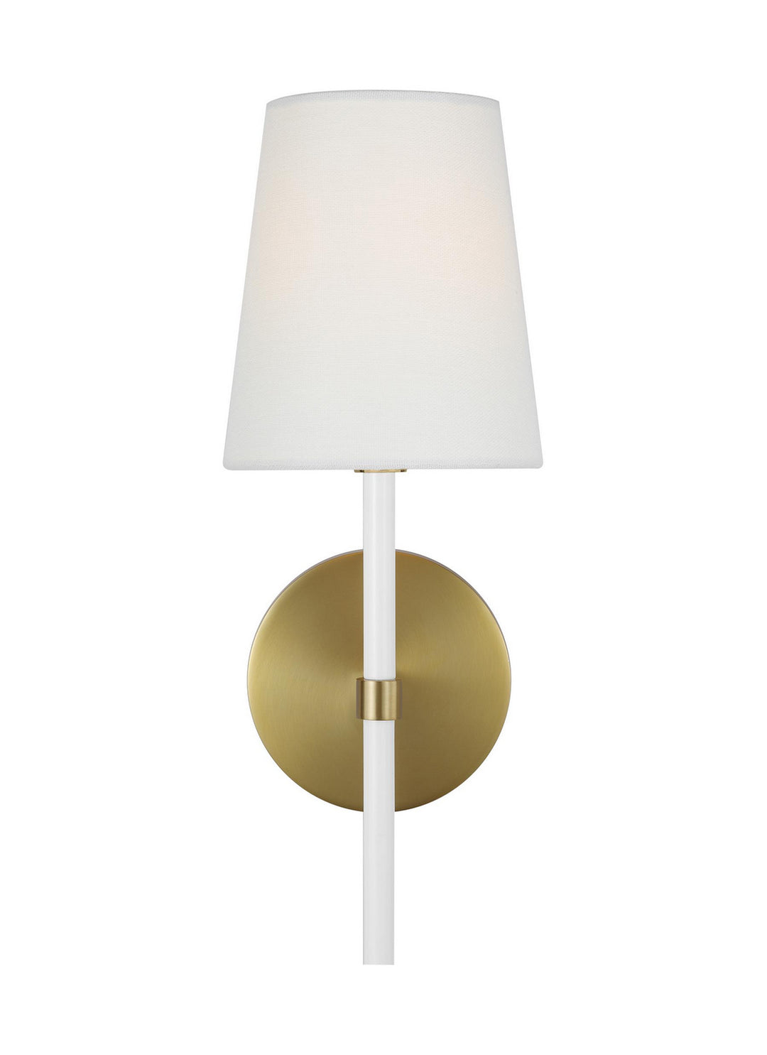Monroe One Light Wall Sconce in Burnished Brass - available from The Lighting Shoppe, trusted by Canadian homeowners