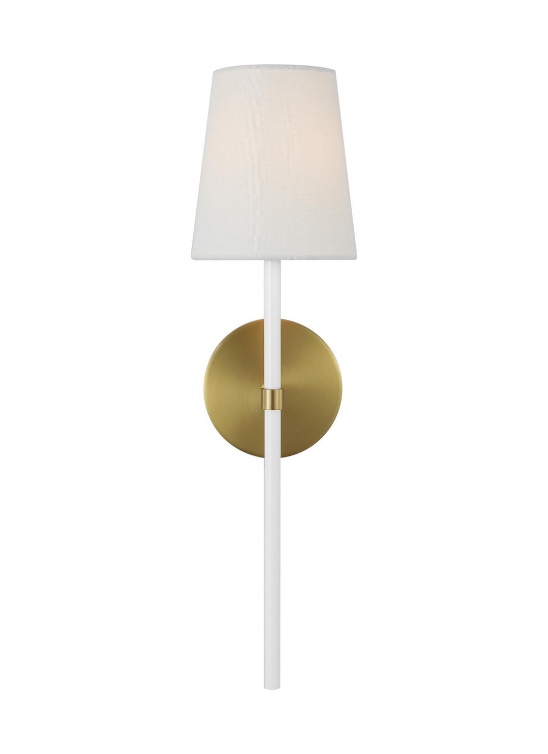 Monroe One Light Wall Sconce in Burnished Brass - available from The Lighting Shoppe, trusted by Canadian homeowners