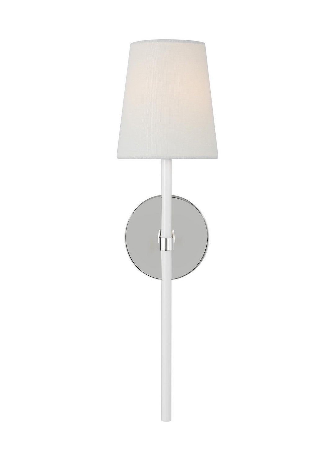 Monroe One Light Wall Sconce in Polished Nickel - available from The Lighting Shoppe, trusted by Canadian homeowners
