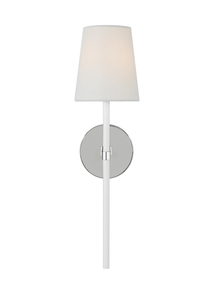 Monroe One Light Wall Sconce in Polished Nickel - available from The Lighting Shoppe, trusted by Canadian homeowners