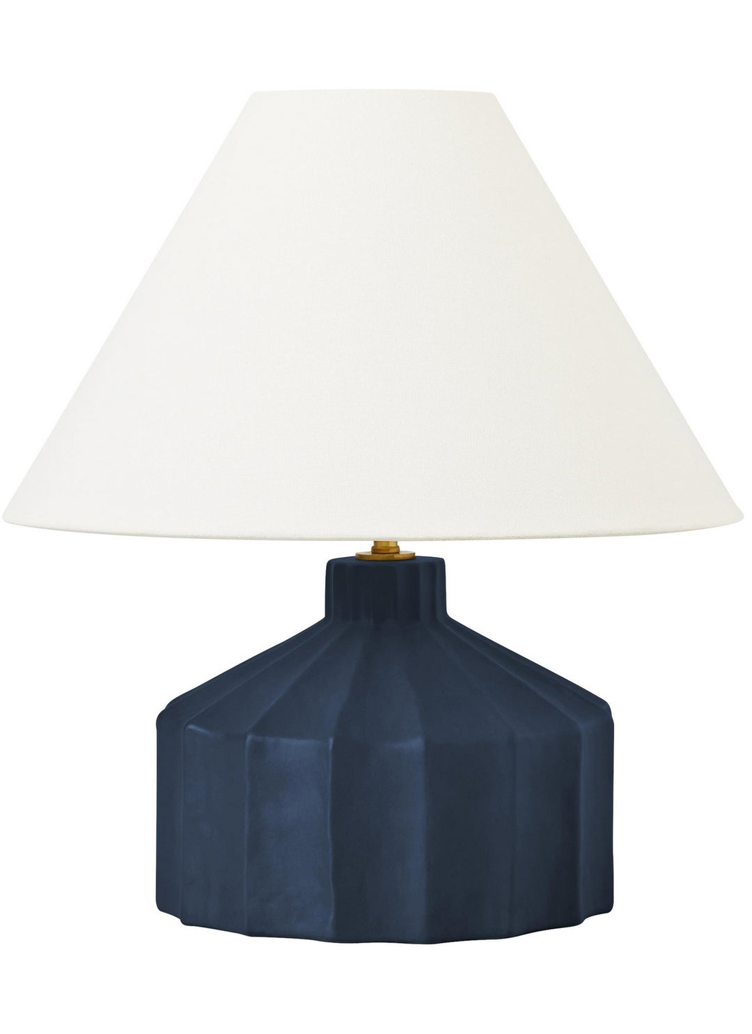 Veneto One Light Table Lamp in Matte Medium Blue Wash - available from The Lighting Shoppe, trusted by Canadian homeowners