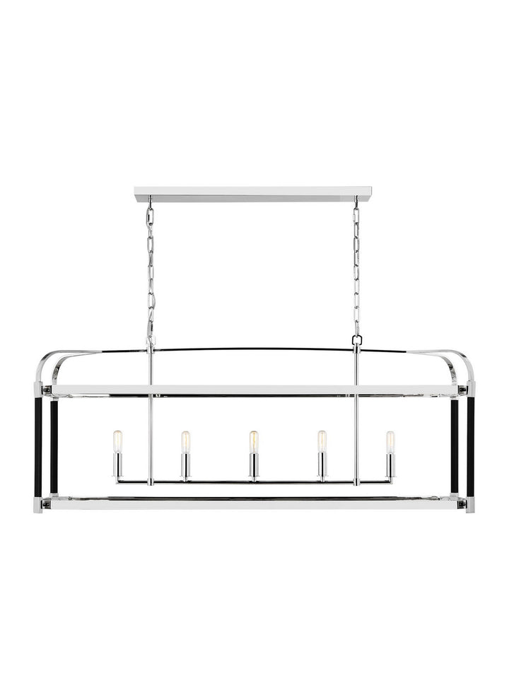 Visual Comfort Studio Canada - LC1165PN - Five Light Chandelier - Hadley - Polished Nickel