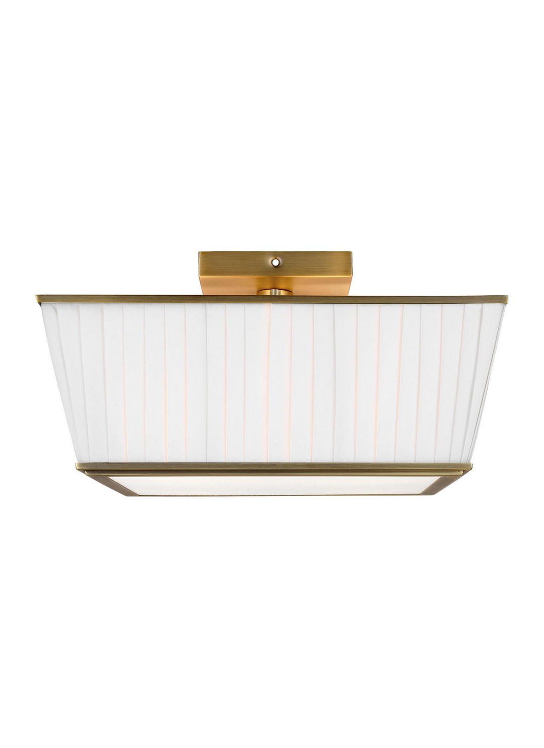 Visual Comfort Studio Canada - LF1044TWB - Four Light Flush Mount - Esther - Time Worn Brass