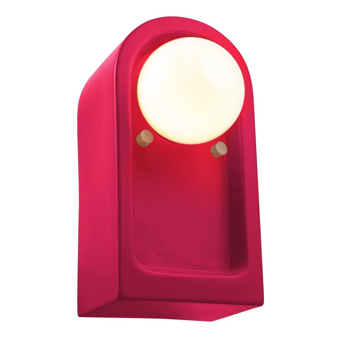 Ambiance Collection One Light Wall Sconce in Cerise Justice Designs