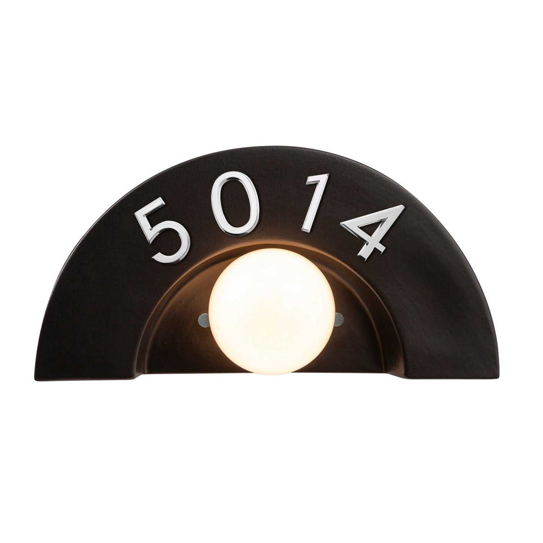 Ambiance Collection One Light Wall Sconce in Carbon - Matte Black Justice Designs