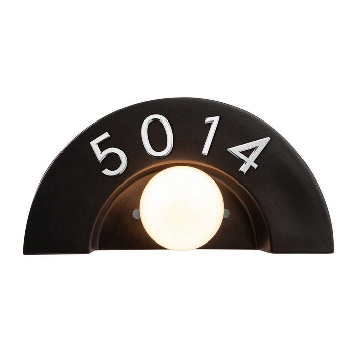 Ambiance Collection One Light Wall Sconce in Carbon - Matte Black Justice Designs