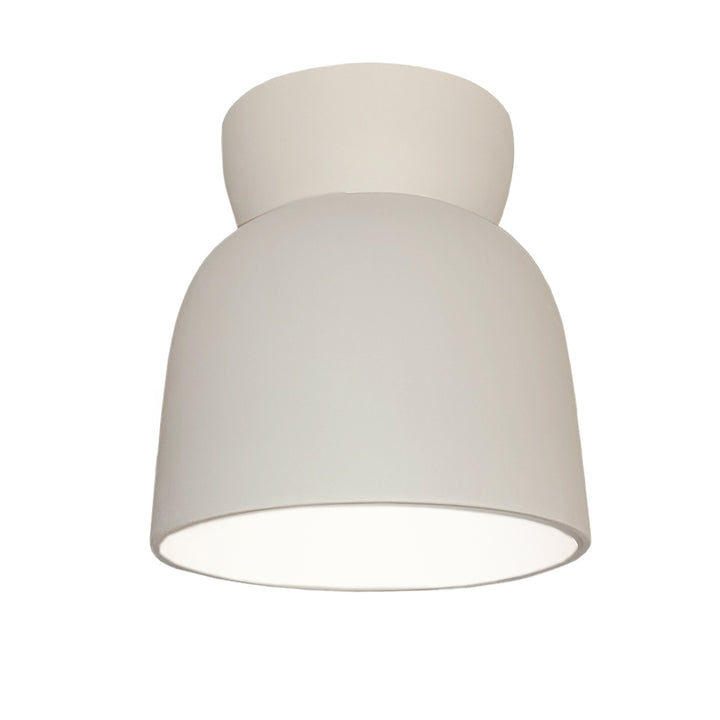 Justice Designs - CER-6190-BIS - One Light Flush-Mount - Radiance Collection - Bisque