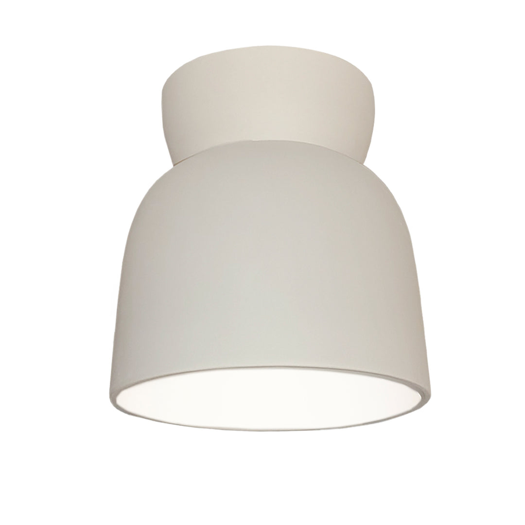 Justice Designs - CER-6190W-BIS - One Light Flush-Mount - Radiance Collection - Bisque