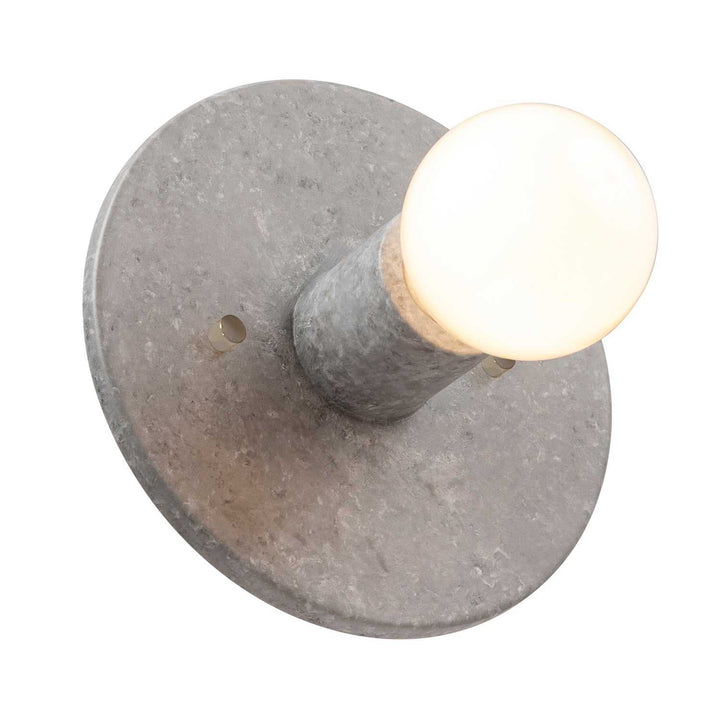 Ambiance Collection One Light Wall Sconce in Concrete Justice Designs