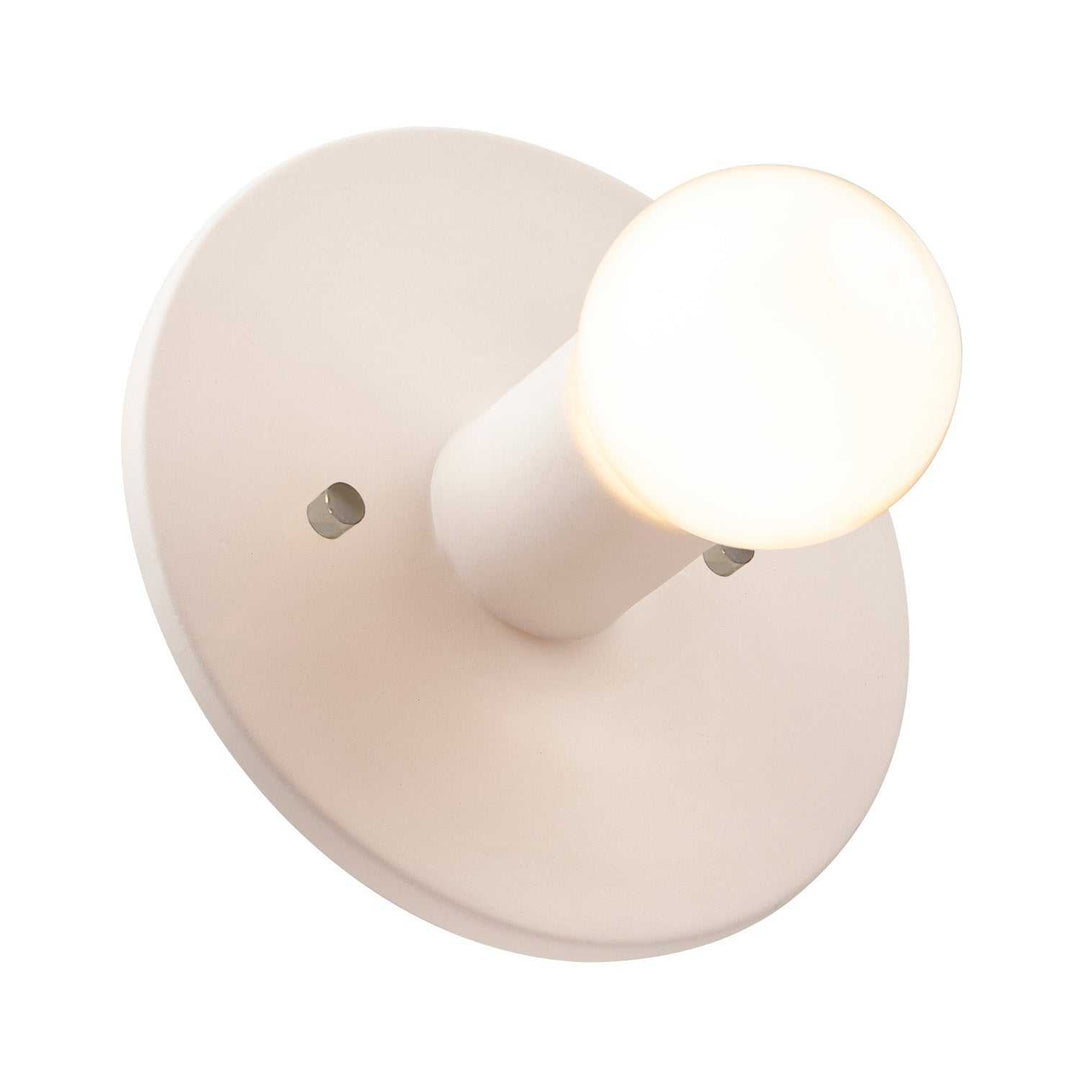 Ambiance Collection One Light Wall Sconce in Bisque Justice Designs