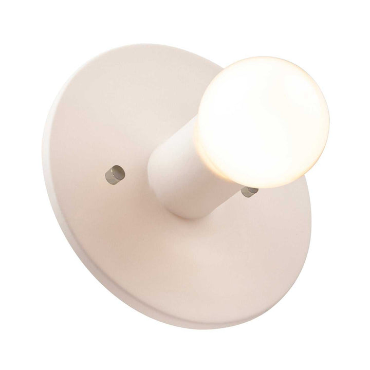 Ambiance Collection One Light Wall Sconce in Bisque Justice Designs