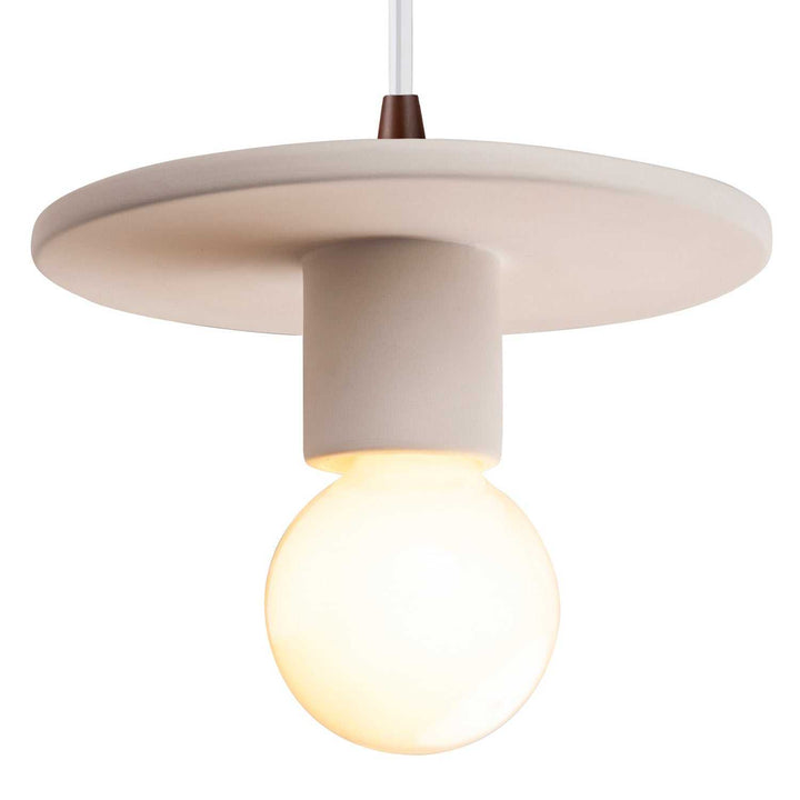 Radiance One Light Pendant in Bisque Justice Designs