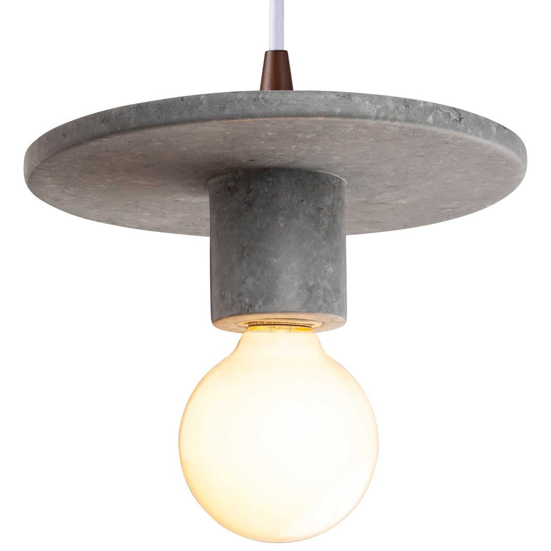 Radiance One Light Pendant in Concrete Justice Designs