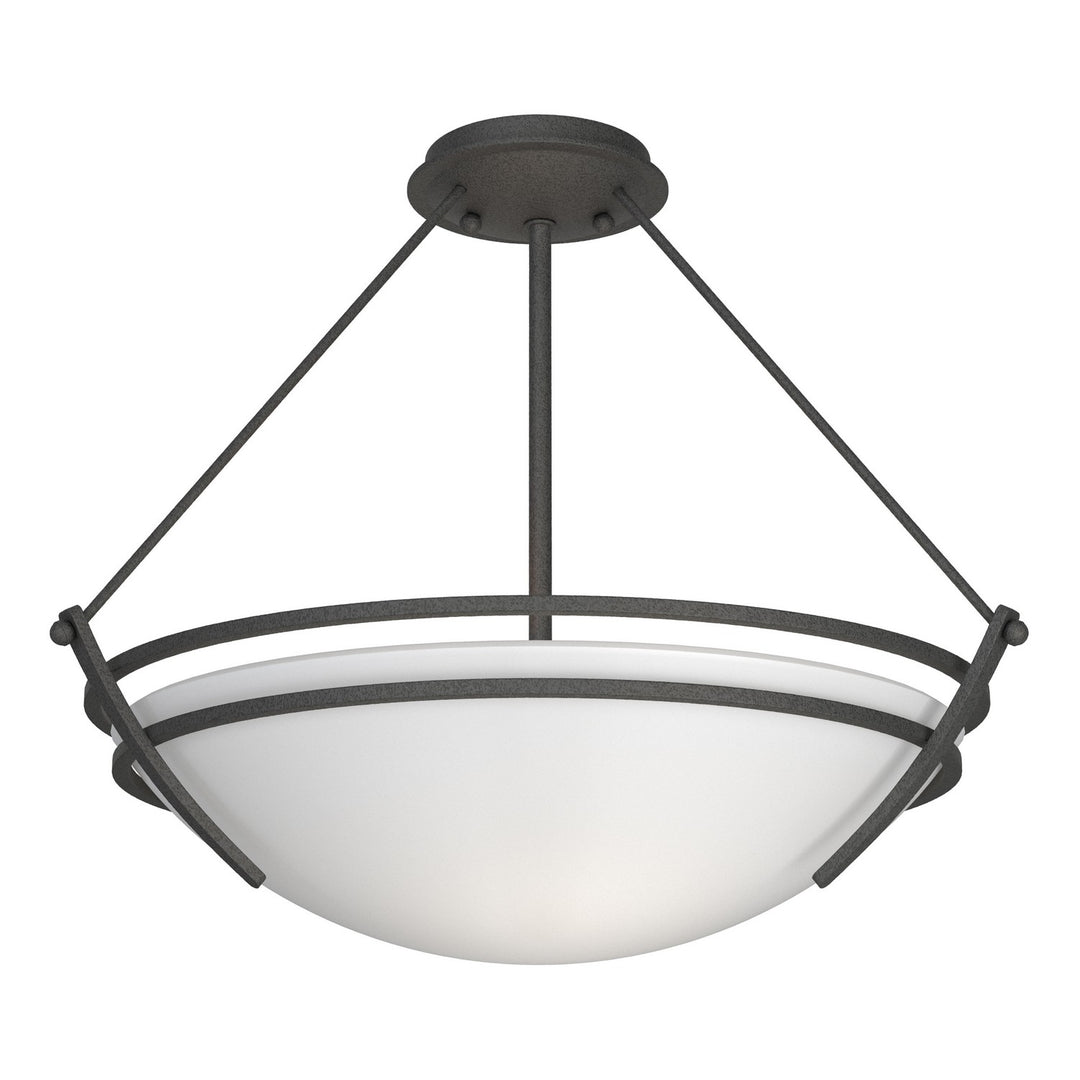 Hubbardton Forge Canada - 124432-SKT-20-GG0020 - Three Light Semi-Flush Mount - Tryne - Natural Iron